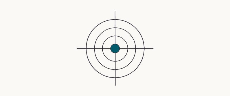 Concentric circles crossed by fine ruled lines, like a calibration target